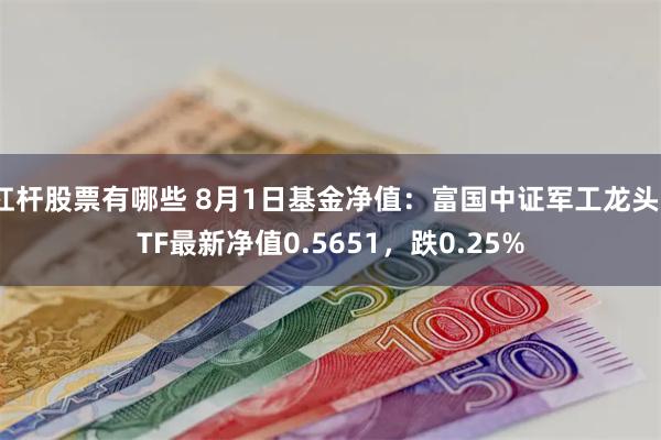 杠杆股票有哪些 8月1日基金净值：富国中证军工龙头ETF最新净值0.5651，跌0.25%