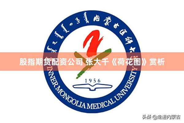 股指期货配资公司 张大千《荷花图》赏析