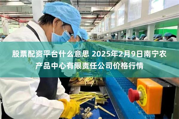 股票配资平台什么意思 2025年2月9日南宁农产品中心有限责任公司价格行情