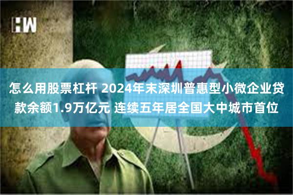 怎么用股票杠杆 2024年末深圳普惠型小微企业贷款余额1.9万亿元 连续五年居全国大中城市首位