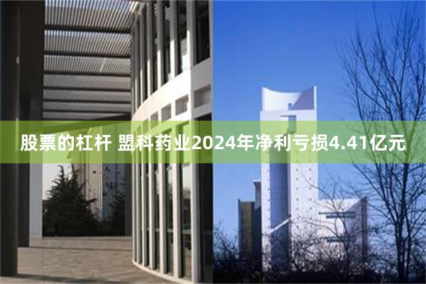 股票的杠杆 盟科药业2024年净利亏损4.41亿元